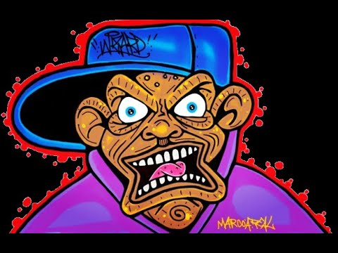 How to Draw a graffiti Character - how to draw a easy...