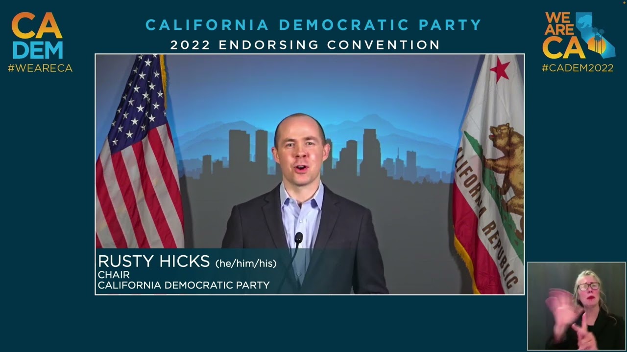 2022 Statewide Endorsing Convention: General Session I | Speaker: Rusty Hicks