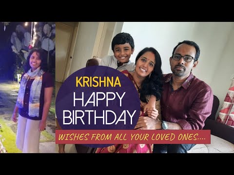 HAPPY BIRTHDAY KRISHNAPRIYA.. WISHES FROM YOUR LOVED ONES