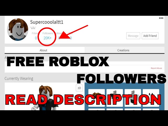 How To Get Free Followers On Roblox 2018 - bot followers roblox