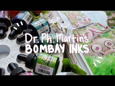 ﾐ☆ Dr. Ph. Martin's Bombay India Inks | First Impressions!