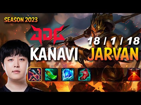 JDG Kanavi JARVAN vs TALIYAH Jungle - Patch 13.17 KR Ranked