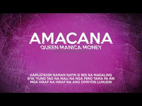 Amacana - Queen Manica Money Lyrics Video (By 9Lives)