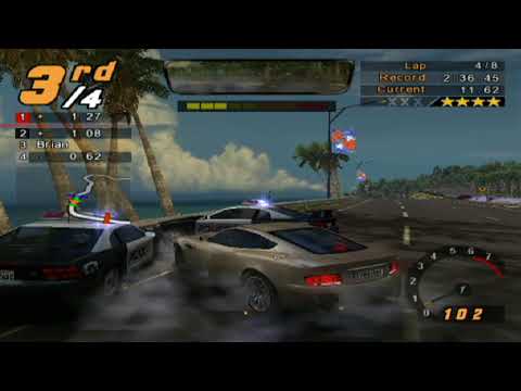 Need for Speed: Hot Pursuit 2, 8 Laps Island Outskirts II - Aston Martin Vanquish