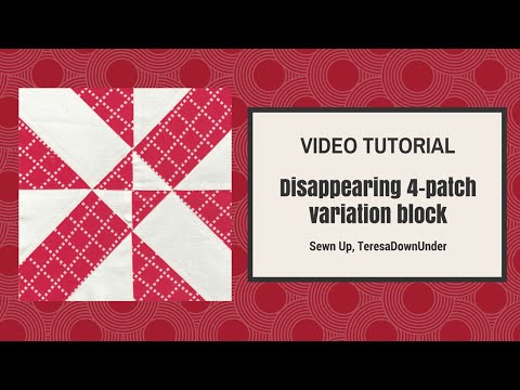 Disappearing 4-patch variation block