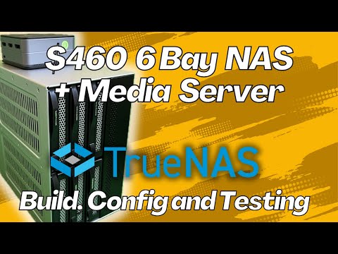 $460 Self Build 6 Bay NAS / Media server with 4k Transcode - Full Guide