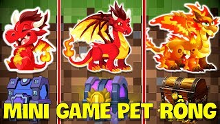 MINECRAFT MINI GAME PET RỒNG NHIỀU LOẠI*CHỐNG LẠI VIRUS CORONA BẰNG THÚ CƯNG VIP