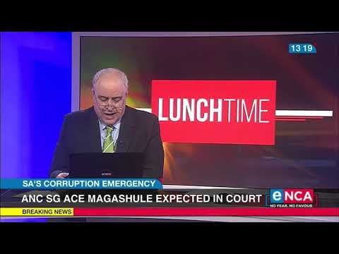 ANC Secretary General Ace Magashule expected in court on Friday