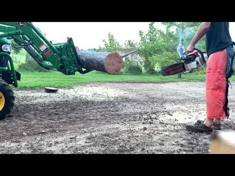 Stihl 066 Pipe Racing Hot Saw Cannon Competition Bar, Square Ground Chain, 9 Pin, Methanol