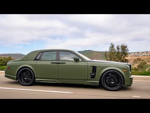 Modified Rolls Royce Phantom with $40k Wald Bodykit!