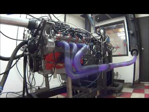 Dyno pull of Supercharged LS crate engine! PSLS4272SCT by BluePrint Engines