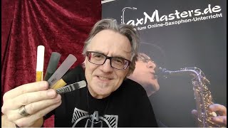 Kunststoffblätter - die wichtigsten Infos (Saxophon Praxis Tipps)