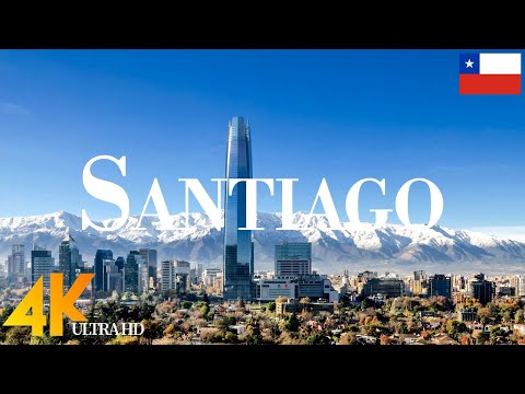Santiago, Chile 4K Ultra HD • Stunning Footage Santiago, Scenic Relaxation Film with Calming Music.