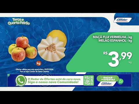 Quarta Feirão Condor - Joinville, Mafra, Jaraguá do Sul e Rio Negrinho - 29/07/26