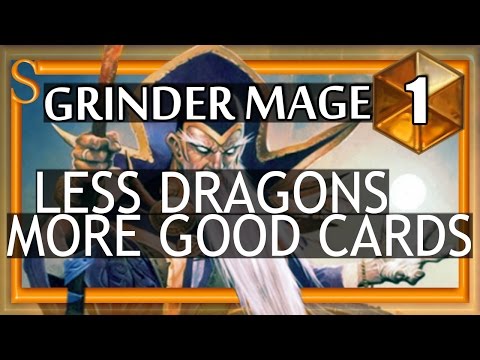 Hearthstone Grinder Mage - New version!  Less dragons, more good cards #1