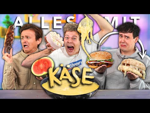 WIR ÜBERZIEHEN ALLE LEBENSMITTEL MIT KÄSE mit CrispyRob & Dima  | Joey's Jungle