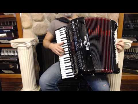 NEW Black Beltuna Prestige V Piano Accordion LMMMH 41 120 image 2