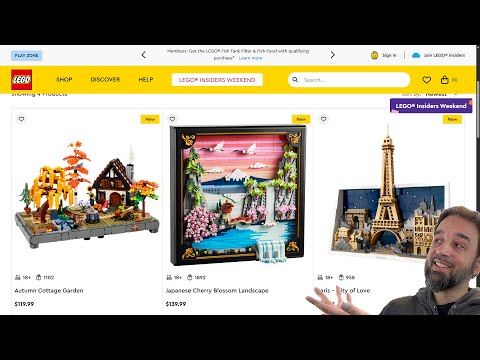 Three beautiful LEGO reveals! Autumn Cottage Garden, Japanese Landscape, Paris display #NotSponsored