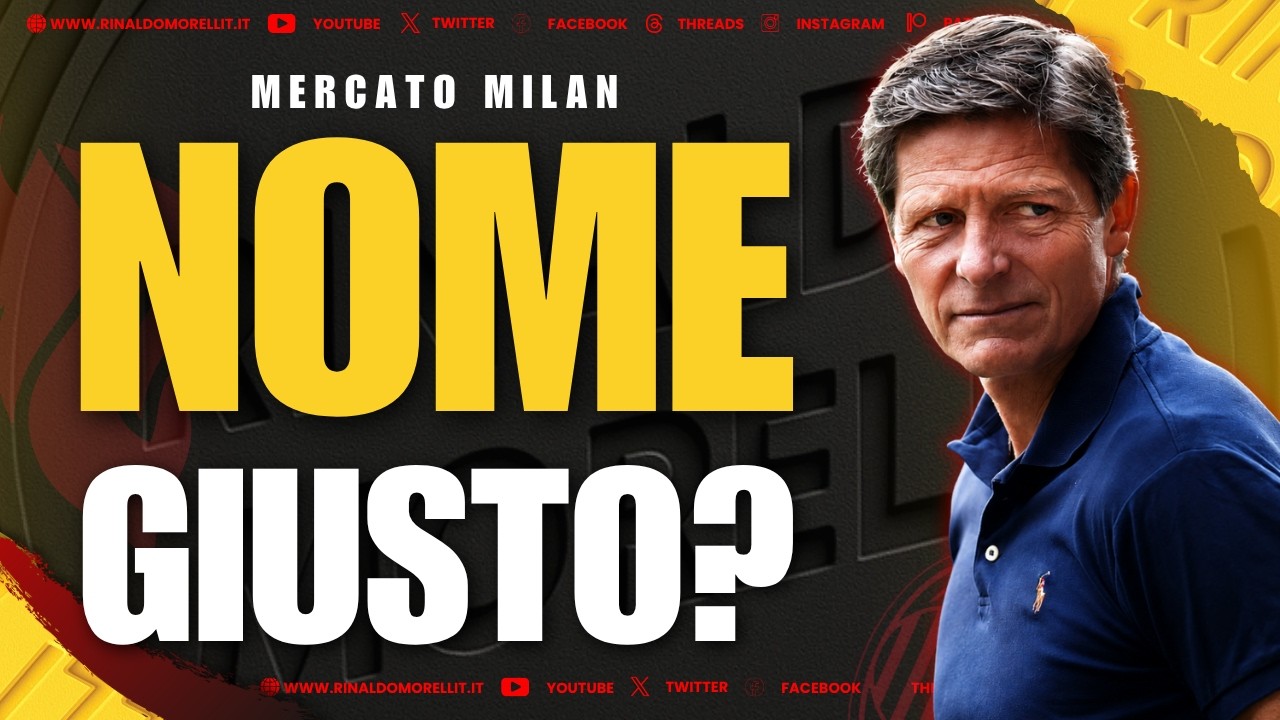 GLASNER al MILAN? Situazione SURREALE, domani e martedì la VERITÀ!