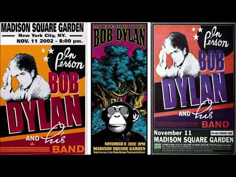Bob Dylan 2002 US Fall Tour – New York City USA 11th November 2002
