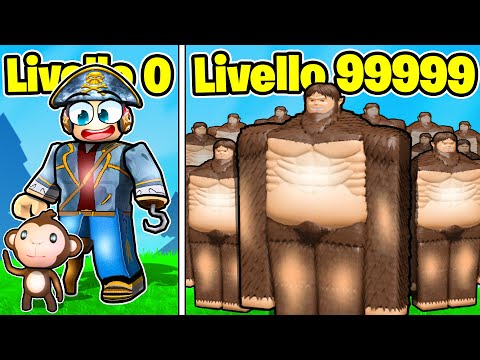 CREO UN ESERCITO DI TITANI PER COMBATTERE SU ROBLOX!