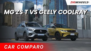 Geely Coolray Sport vs MG ZS T Crossover Comparo | Zigwheels.Ph