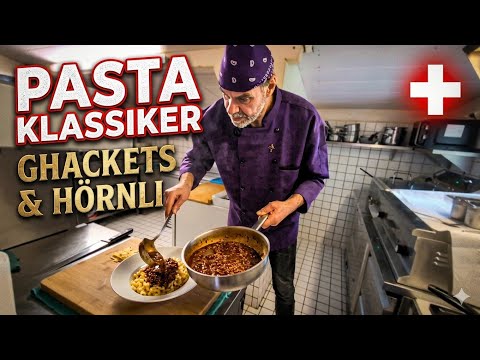Hackfleischsoße mit Hörnchennudeln 🍝 Schweizer Klassiker (Ghackets mit Hörnli) – einfach & lecker