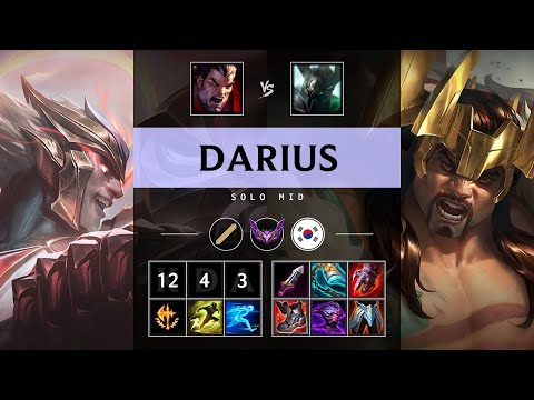 Darius Mid vs Mordekaiser - KR Master Patch 25.20
