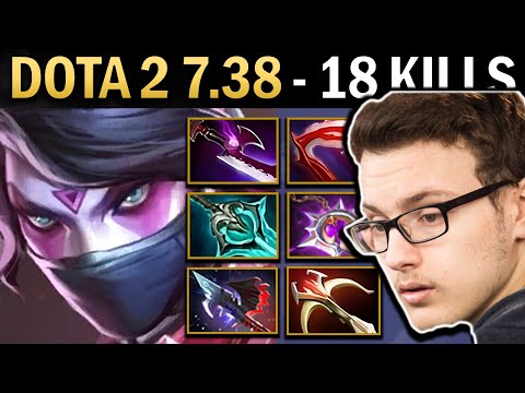 Templar Assassin Gameplay Miracle with 18 Kills and Silveredge - Dota 7.38