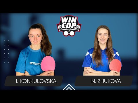 08:45 Iryna Konkulovska  - Nadiia Zhukova West 2 WIN CUP 04.03.2024 | TABLE TENNIS WINCUP