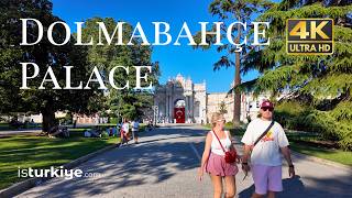 4K Istanbul Dolmabahçe Palace 🇹🇷 Ottoman 19th-century Palace & Bosphorus View Wa