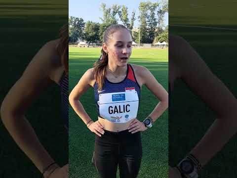 OLJA GALIĆ nakon prolaska u FINALE na 800m - Europski olimpijski festival mladih 2022