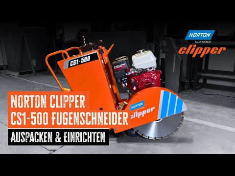 📦 Auspacken & Einrichten | Norton Clipper CS1-500 Fugenschneider