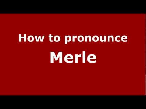 How to Pronounce Merle - PronounceNames.com