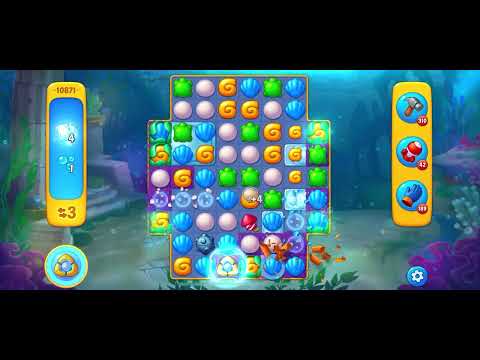 Fishdom level 10871 no boosters フィッシュダム ノーマル