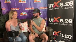 Dylan Scott Backstage with Andie Summers at TidalWave Music Festival 2023