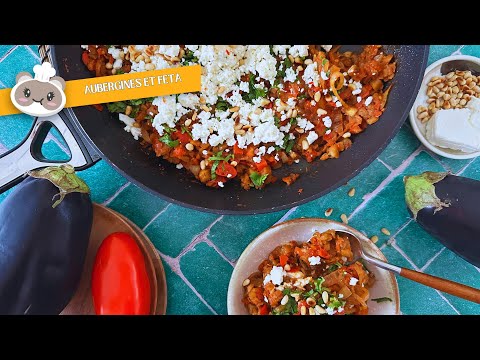 Mon secret pour des cubes d'aubergines grillés à la Feta (RECETTE LEGERE)