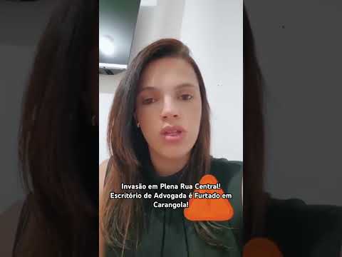 Invasão em Plena Rua Central! Escritório de Advogada é Furtado em Carangola! #oab #shortsvideo
