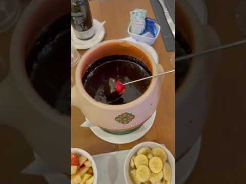 Fondue de Chocolate - Restaurante Alquimia Campos do Jordão