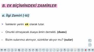 Eğitim Vadisi TYT Türkçe 15.Föy Zamirler - 2 Konu Anlatım Videoları