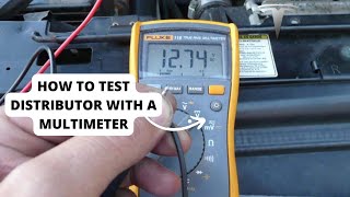 How to test a distributor pickup coil with a multimeter