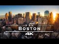 Boston, USA 🇺🇸 - by drone [4K]