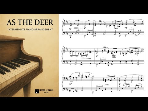 As the Deer – Intermediate Piano (FREE Sheet Music) | Jazz Ballad & Minimalist Style