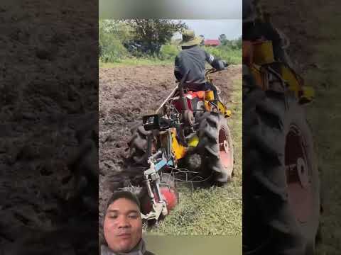 Nông Dân Miền Tây Độ Chế Máy Cày #garden