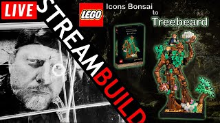 🔴 Building LEGO Lord of the Rings Treebeard Bonsai Tree (10281) Alt Build Live!