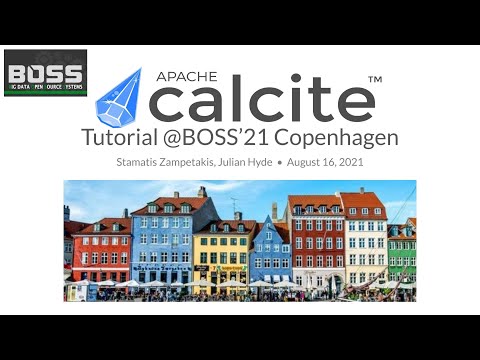 Calcite tutorial at BOSS 2021