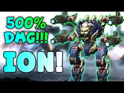 500% Zap!!!!! ION TYPHON Destroying Enemies War Robots Max Level MK3 Gameplay WR