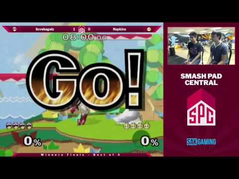 SPC51 Losers Quarters - ilovebagelz (Captain Falcon/Luigi) vs Napkins (Peach)