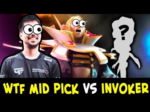 He picked THIS HERO to COUNTER mid Invoker by w33