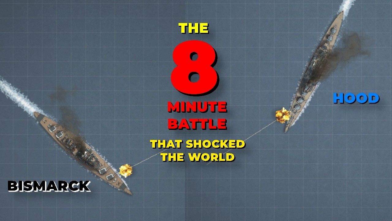 WW2 Explained: Battleship Battle, The Bismarck vs Hood